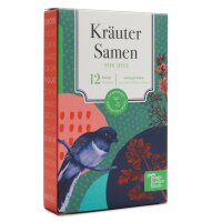 Kräutersamen - 12 samenfeste Küchenkräutersorten - würzig & lecker - Einsteiger-Saatgutset