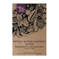 Rettich Runder Schwarzer Winter (Raphanus sativus) Samen