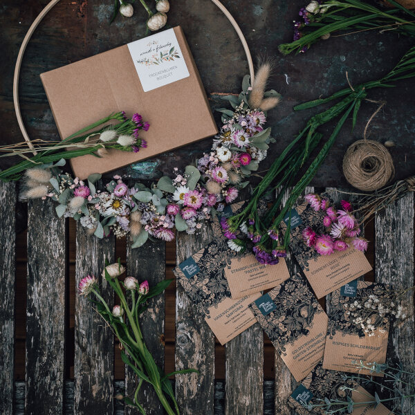 wuid.flauschig Samenset - Kleines Trockenblumen Bouquet