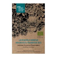 Lavendelfarbene Kaukasus-Skabiose (Scabiosa caucasica) Bio Saatgut